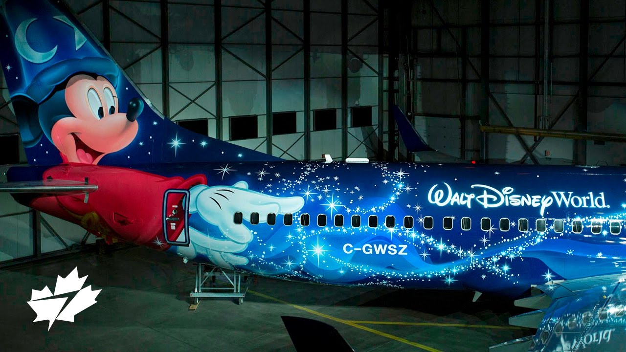 Unveiling The Westjet Magic Plane Youtube