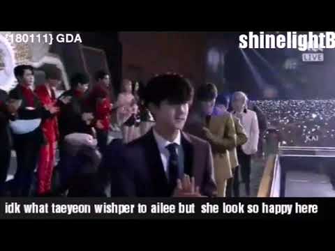 180111 Cheap Baekyeon Moment @ Golden Disk Award