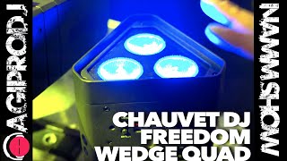 Chauvet DJ FREEDOM WEDGE QUAD Triangular Quad-Color LED Wash Light - Agiprodj 1 item Deal in action - learn more