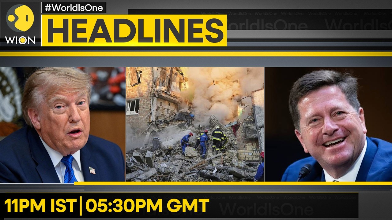 Russia: 11 Killed in Ukrainian Strikes | Iran Shoots Down US MQ-9 Reaper Drone | WION Headlines