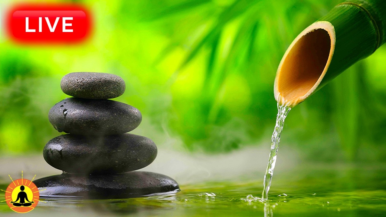 🔴 24 Hours of Deep Relaxing Music for Sleep: Calming Stress Relief Music, Spa Massage, Meditation