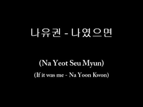 나윤권 - 나였으면