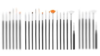 Pratinjau video produk Biutte.co Kuas Kutek Kuku Brush Nail Art Dotting Tools 15 PCS - N1800