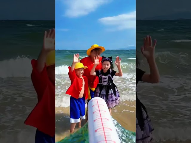 路飞一伙变美人鱼了 #海贼王 #路飞