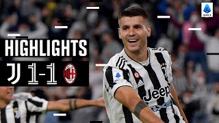 Juventus 1-1 AC Milan | Morata segna il suo 50° gol in bianconero | Serie A Highlights