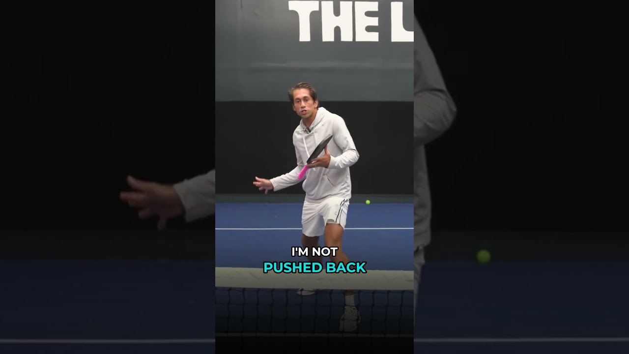 Not every dink needs topspin—but when you do use it, it better count. ⁠#pickleball #pickleballtips