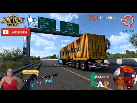 Ireland Map Promods Addon v1.45