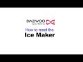 Daewoo - How to Reset the Ice Maker (American Style Fridge/Freezer)