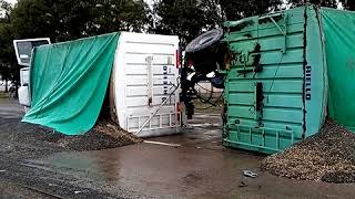 “La rueda de un camión fue la que habría provocado el siniestro”