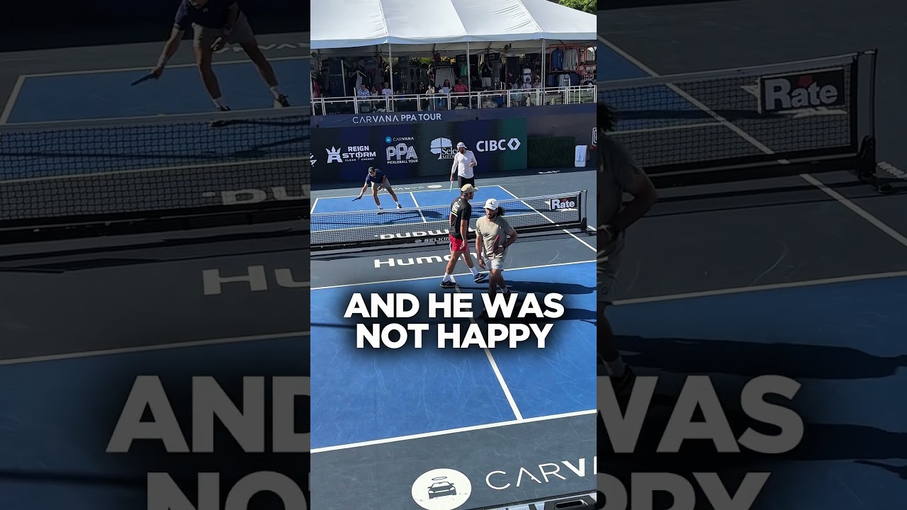 Jack Sock goes for pickleballs most CONTROVERSIAL shot 😳