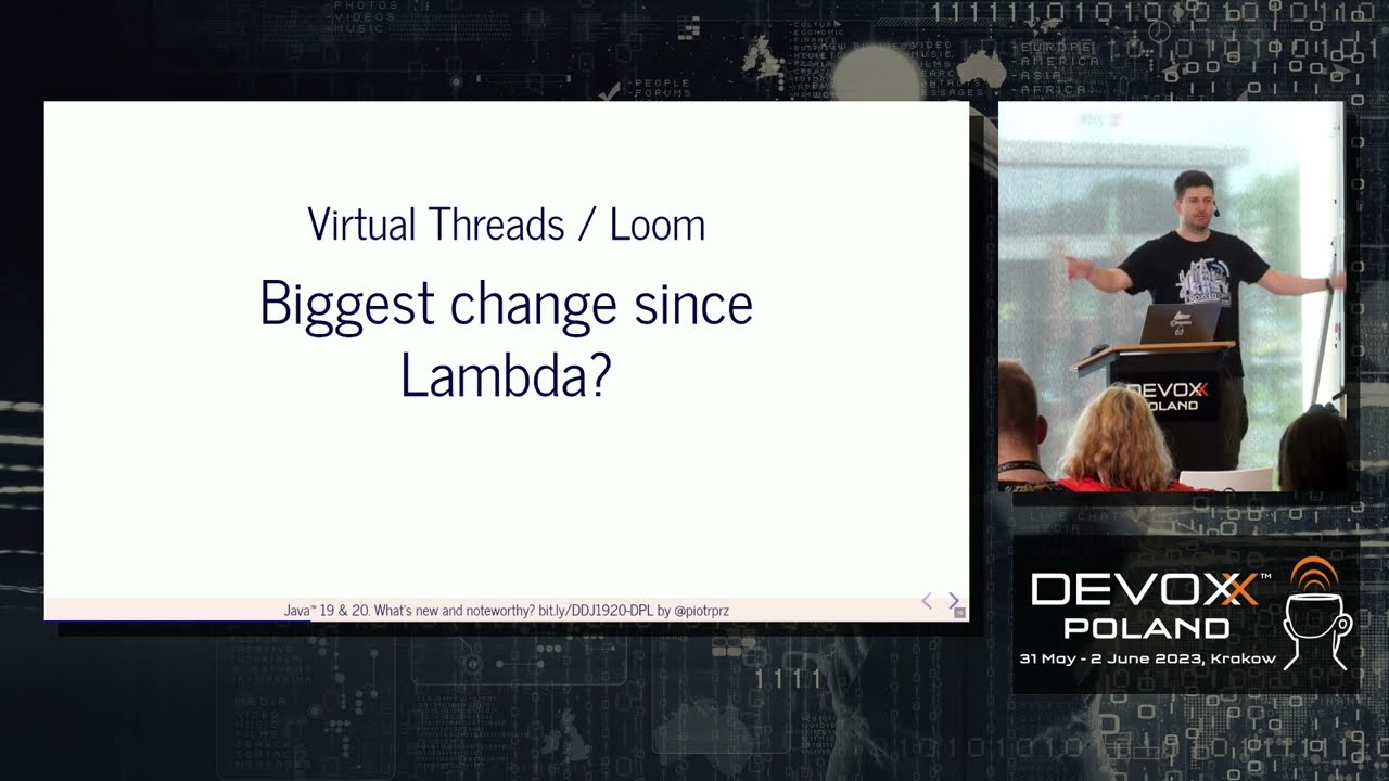 Java™ 19 & 20. What's fresh  and noteworthy? • Piotr Przybył • Devoxx Poland 2023
