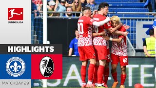 Crucial Win For Freiburg | Darmstadt 98 — SC Freiburg 0-1 | Highlights | Matchday 29 – Bundesliga