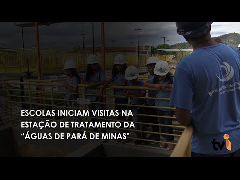 Vídeo: Escolas iniciam visitas na estação de tratamento da “Águas de Pará de Minas"