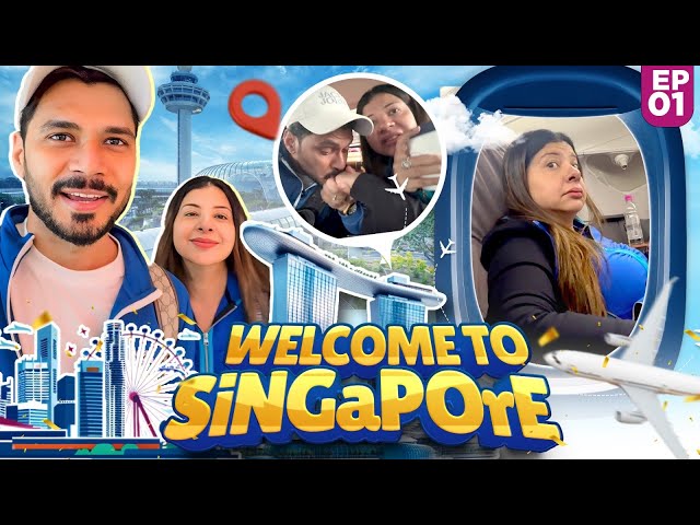 ANNIVERSARY TRIP STARTS❤️| EP 1 | SINGAPORE 2025