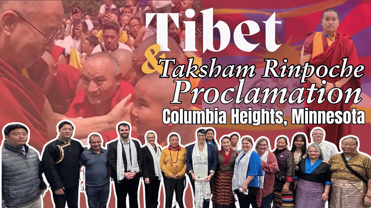 Tibet at Columbia Heights City Hall/ Taksham Rinpoche Day
