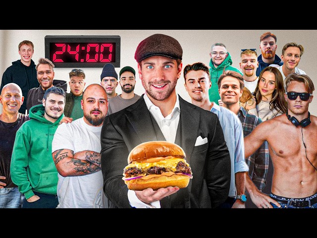 Äter 1 burgare varje timme med KÄNDISAR