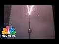 Watch: Video shows lightning apparently striking Torontos CN Tower
