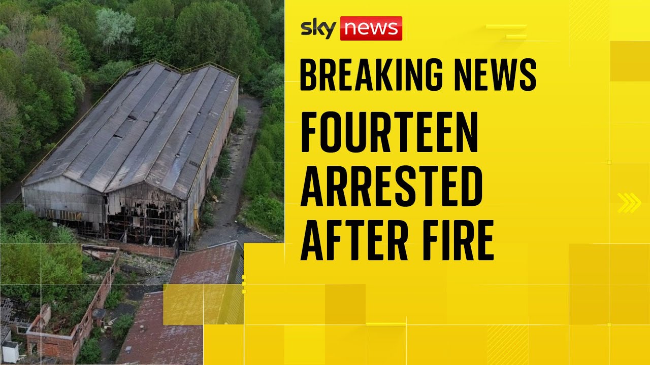 Fourteen children arrested on suspicion of manslaughter after industrial fire in Gateshead