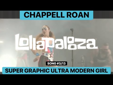 Super Graphic Ultra Modern Girl - Chappell Roan Live at Lollapalooza 2024