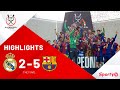 Real Madrid vs FC Barcelona (2-5)  2025 Final  Spanish Super Cup Highlights - SportyTV