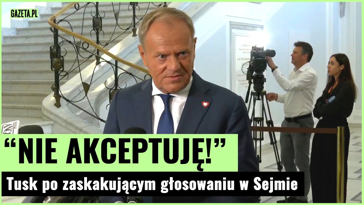 Tusk uderza w Hołownię! "Będę ciekaw wyjaśnień". Burza po głosowaniu w Sejmie | Gazeta.pl