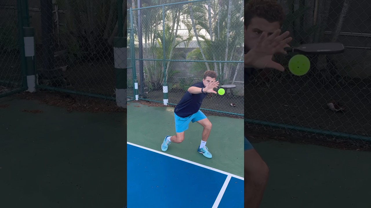 How To Serve With Maximum Power in Pickleball! 🔋⚡️#pickleball #pickleballtips #shorts