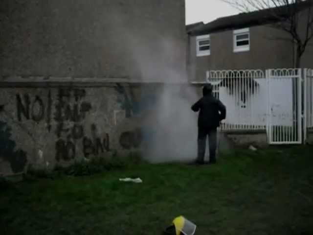 Darndale Belcamp Village Centre   Graffiti Removal