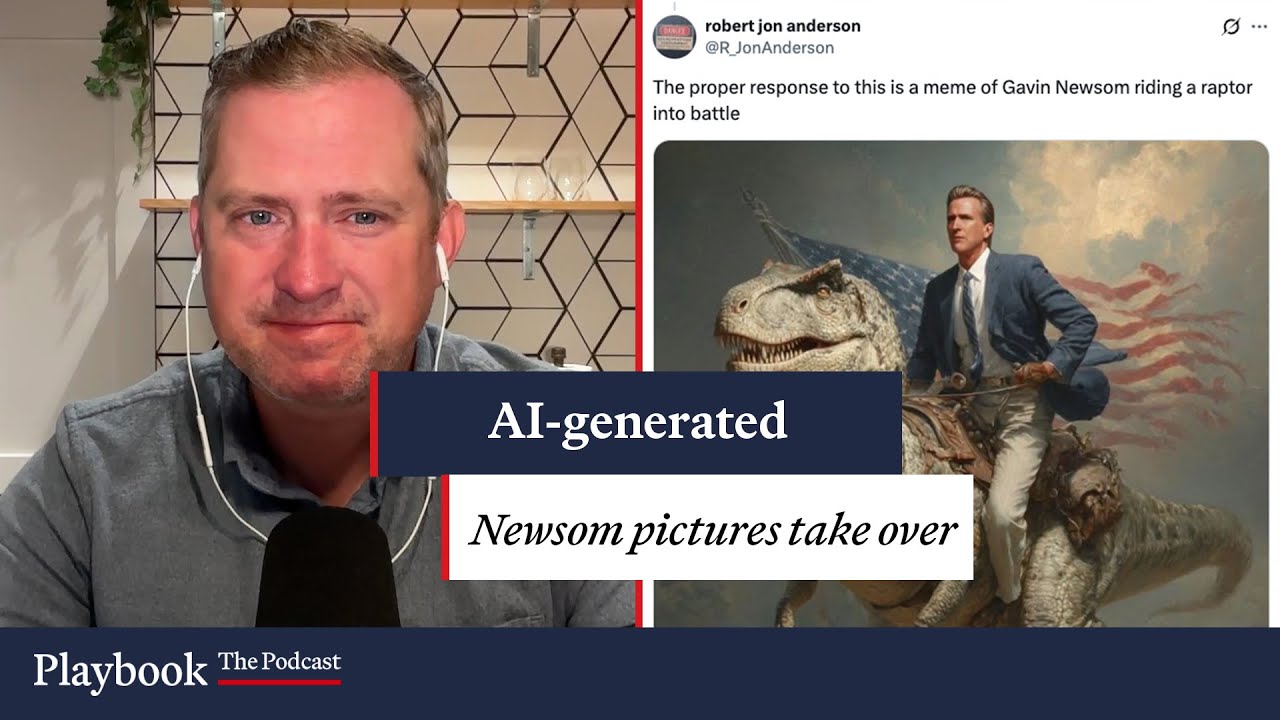 AI-generated Newsom pictures take over