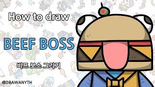 How To Draw Beef Boss Fortnite Cute Drawing - how to draw beef boss fortnite