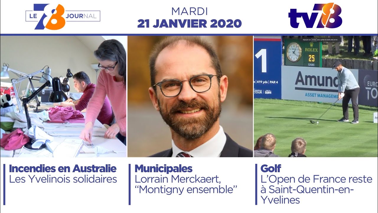 7/8 Le Journal. Edition du mardi 21 janvier 2020