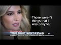 Ivanka Trump takes the stand  - 01:50 min - News - Video