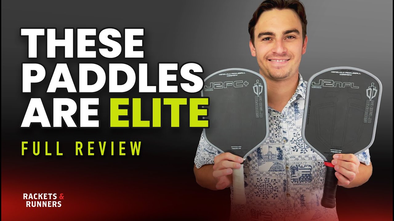 These are ELITE all-around paddles! Honolulu Pickleball J2NF & J2FC+ Review | Rackets & Runners