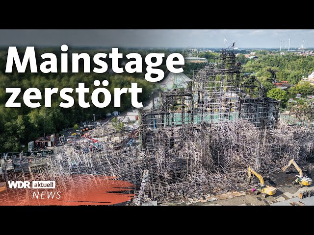 Feuer bei Tomorrowland: Hauptbühne zerstört – das Festival startet trotzdem | WDR aktuell