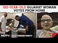 102-Year-Old Gujarat Woman Casts Her Vote From Home