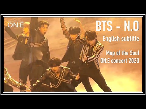 BTS - N.O from Map of the Soul ON:E concert 2020 [ENG SUB] [Full HD]