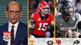 ESPN "breaks down" CFP Rankings after Week 12: Georgia poised to leap; Colorado firmly in CFP hunt