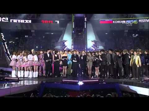 120101 Wgm MC (Woojung, Adam, KhunVic, TeukSora Cut) @ MBC Gayo Daejun 2011