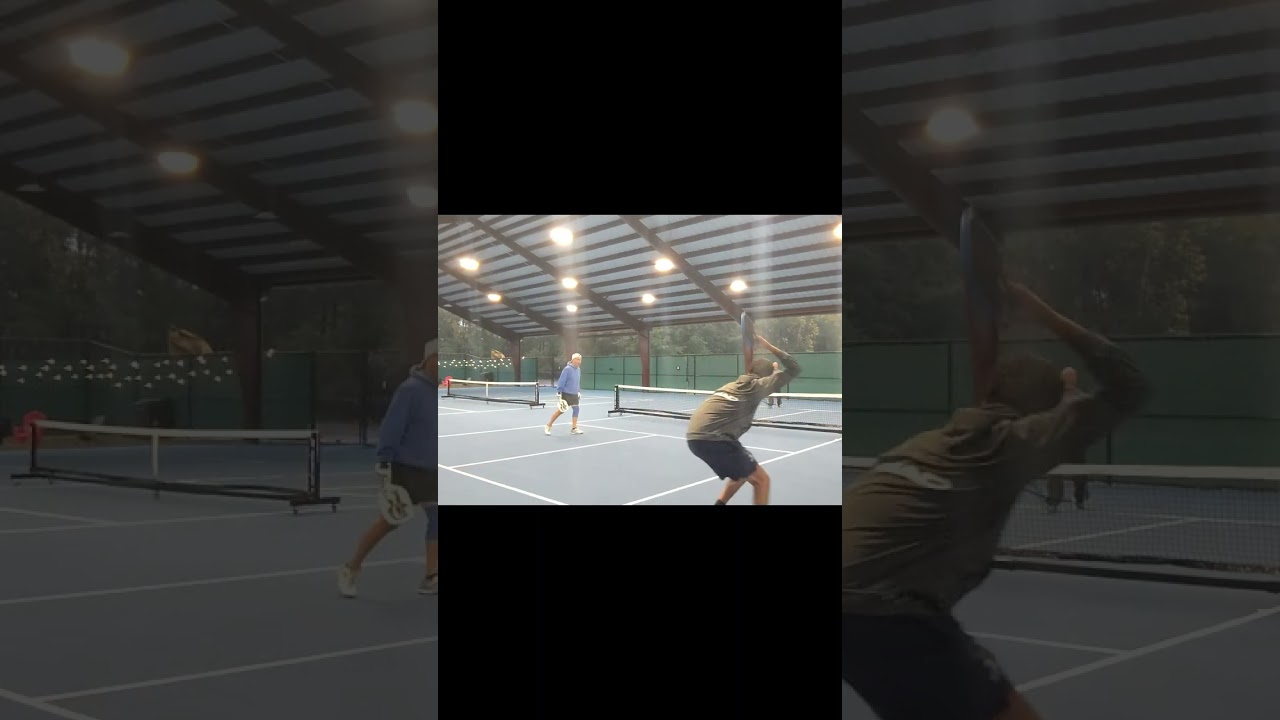 CRAZY SERVE #pickleballdoubles #pickleballrocks #tennis #myrtlebeachpickleball #badminton