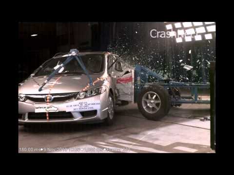 Тест за видео катастрофа Honda Civic 2005 - 2011