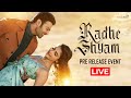 Live: Radhe Shyam Pre Release Event