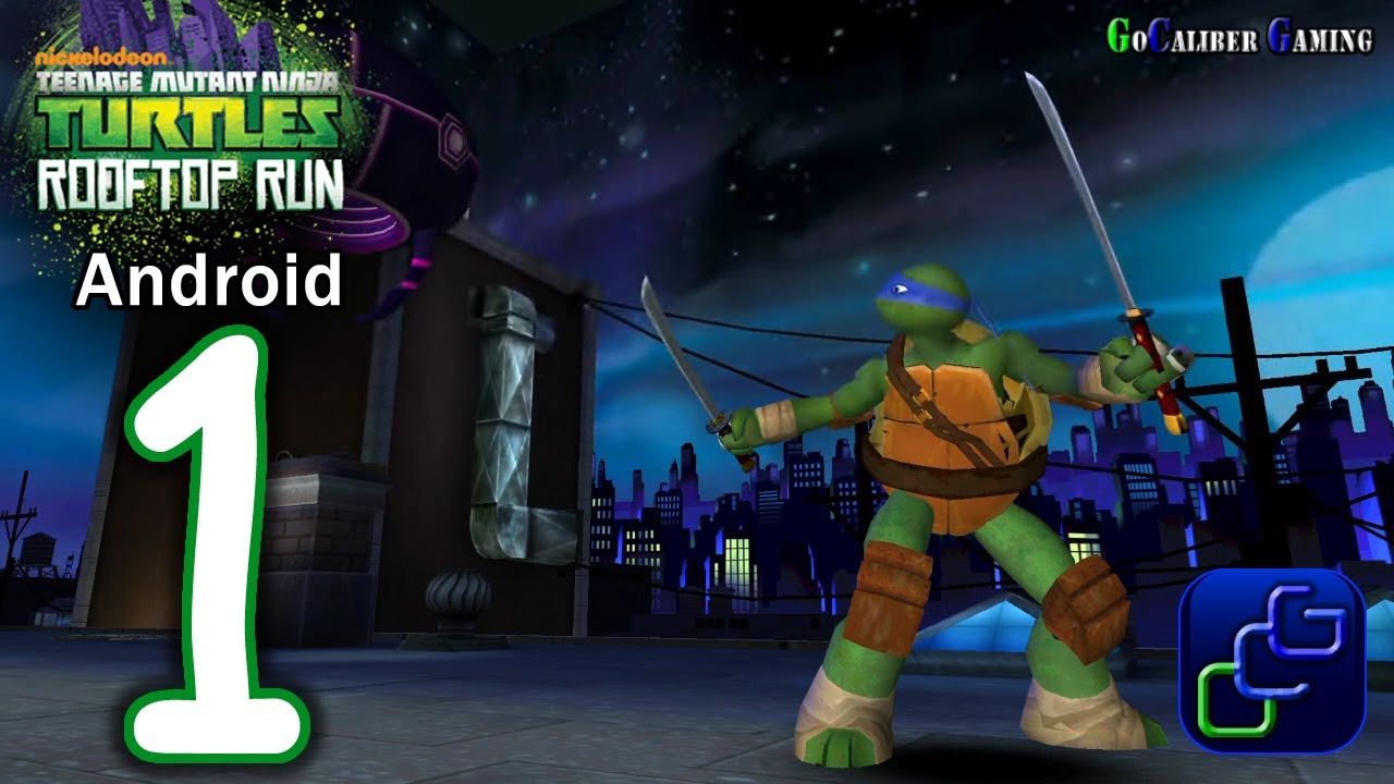 tmnt-rooftop-run-android-walkthrough-gameplay-part-1-leo-stages-1-2-and-3-youtube