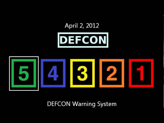 defcon warning system