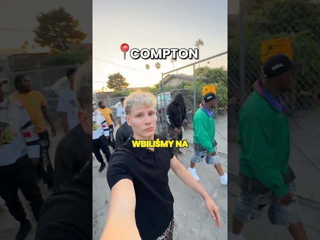 GONIŁA NAS POLICJA NA COMPTON! 🇺🇸
