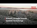 WATCH: Historic drought reveals Spanish Stonehenge #shorts