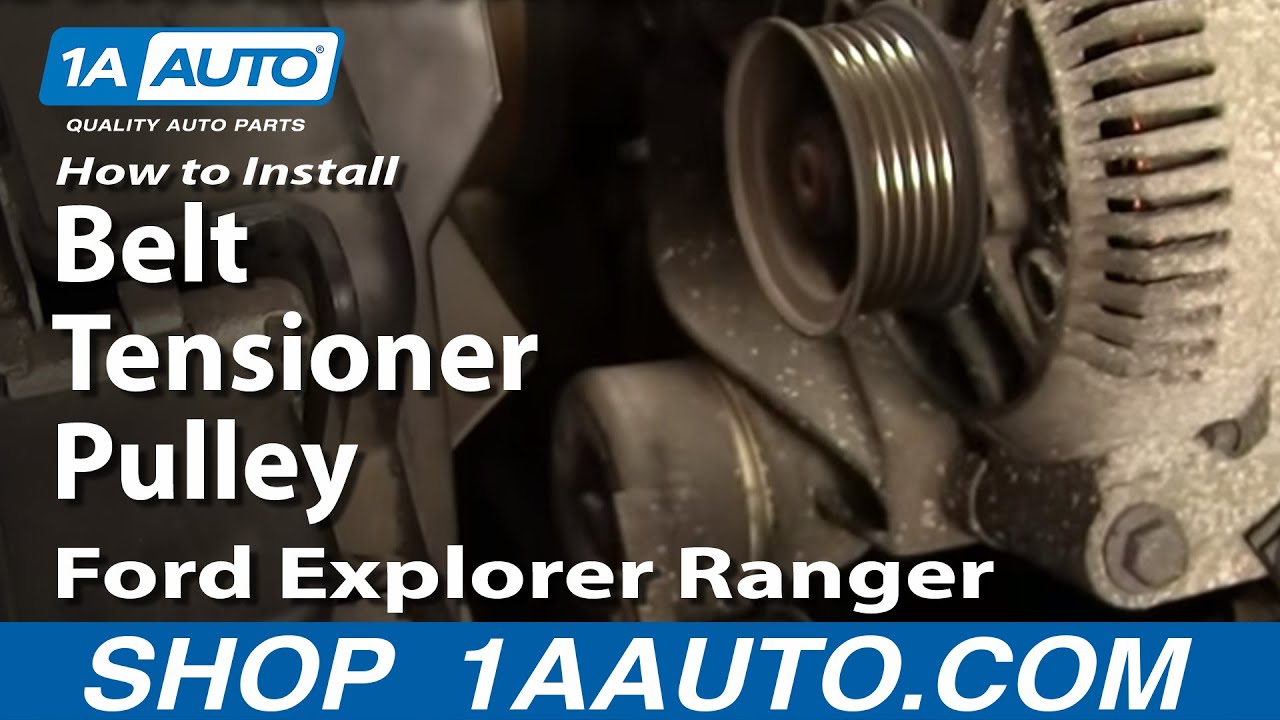 Ford ranger belt tensioner removal