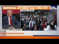 Charlie Kirk Memorial Draws 2 Lakh+ | Trump, Vance & Leaders Pay Tribute | News9