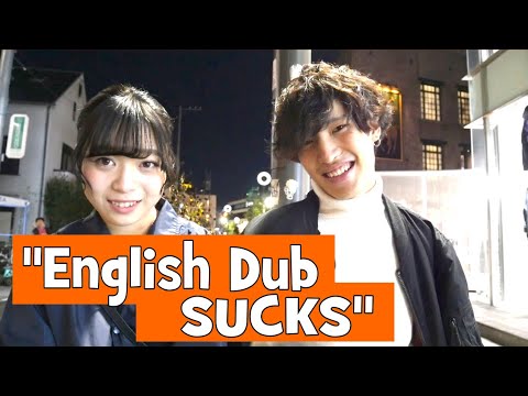 Japanese React to English Dubbed Anime (Interview)