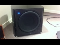 KEF Reference 209 Subwoofer playing - www.iear.nl