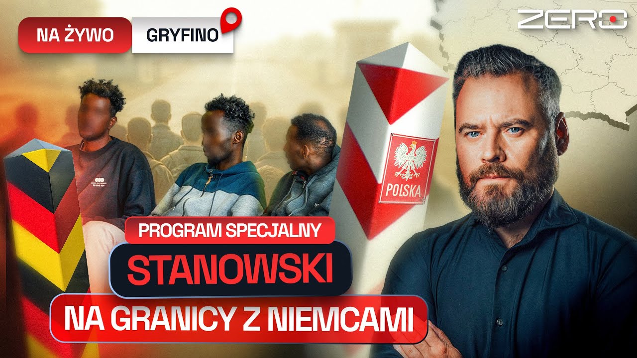 KRZYSZTOF STANOWSKI NA GRANICY Z NIEMCAMI - PROGRAM SPECJALNY NA ŻYWO Z GRYFINA