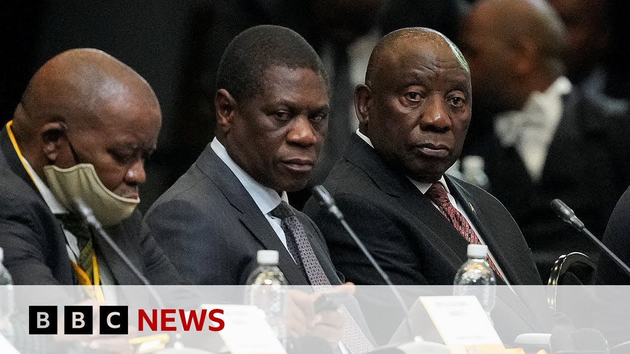 South African MPs due to elect president but no deal in place | BBC News